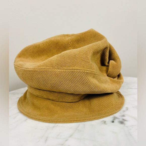 Tan Knit Cloche Hat - Picture 3 of 9